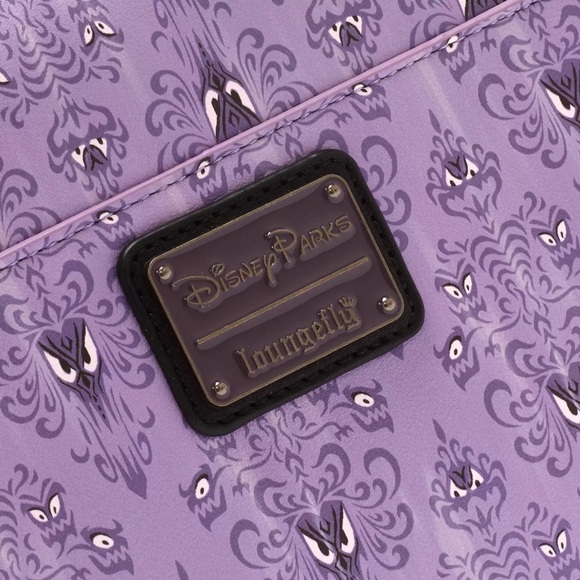 NEW Loungefly Disney The Haunted Mansion Wallpaper Crossbody Handbag ๐ ๐โจ - Picture 6 of 6